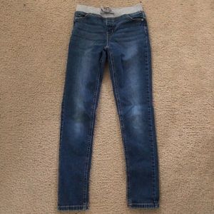 Girl’s Skinny Jeans With Waistband